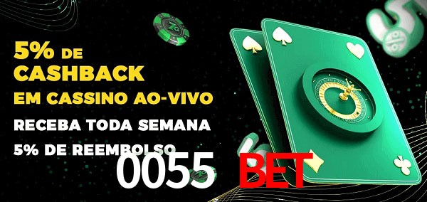 Promoções do cassino ao Vivo 0055 Bet
